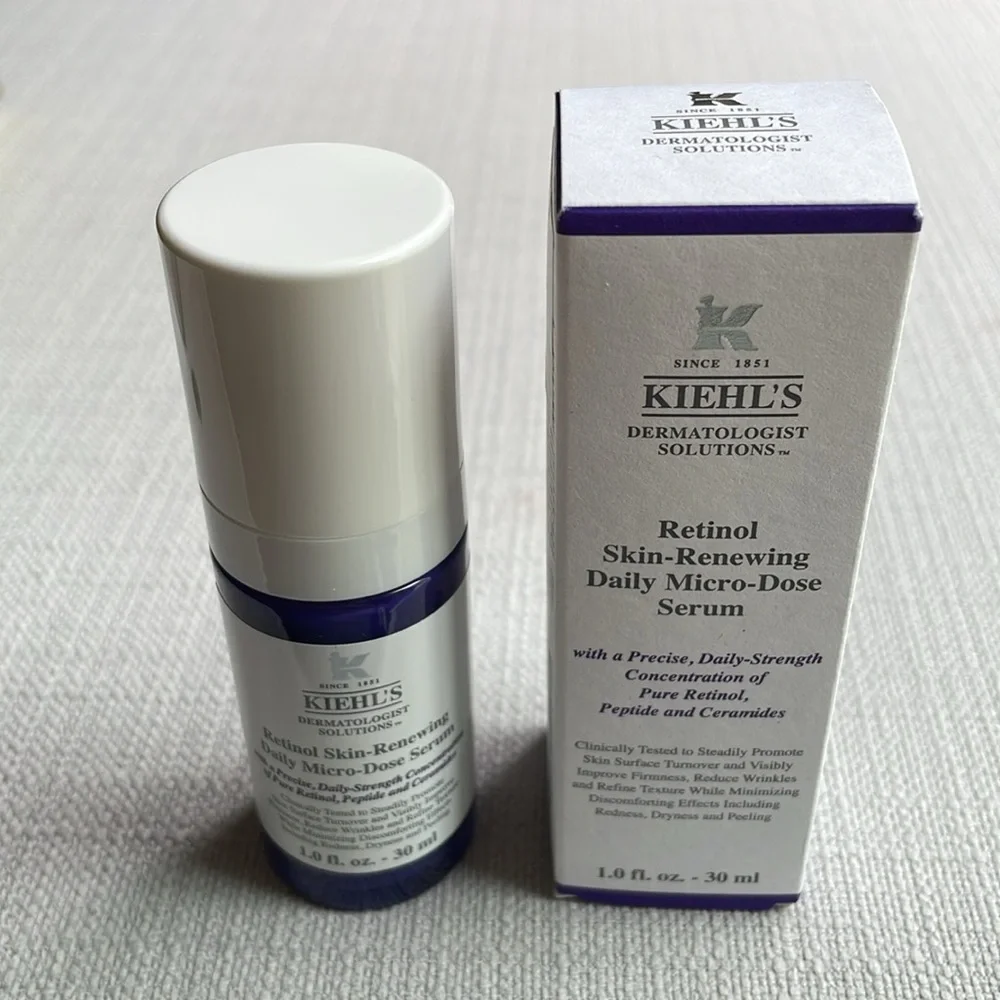 Kiehl's Micro-Dose Anti-Aging Retinol Serum with Ceramides and Peptide